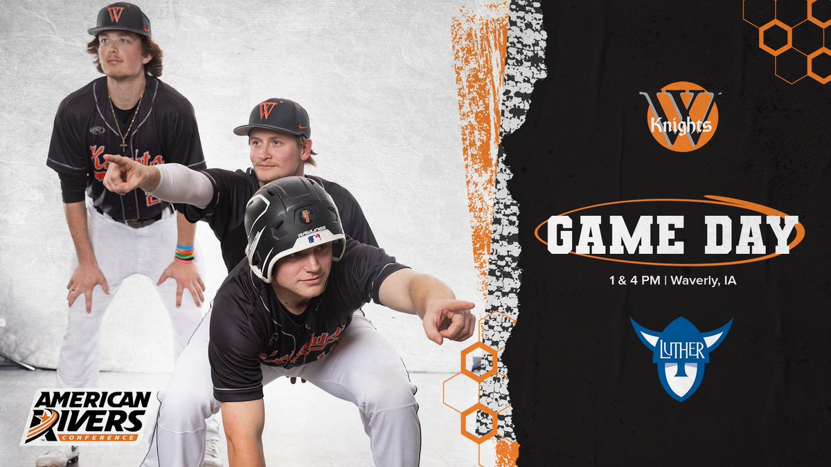 GAME DAY!!🔥⚾️ @WartburgBB closes out its series against Luther at HOME this afternoon with a doubleheader! First pitch of game one is set for 1 p.m. at Harms Stadium at Hertel Field. 📺bit.ly/3L46Y4j 📊bit.ly/3TlJgUt