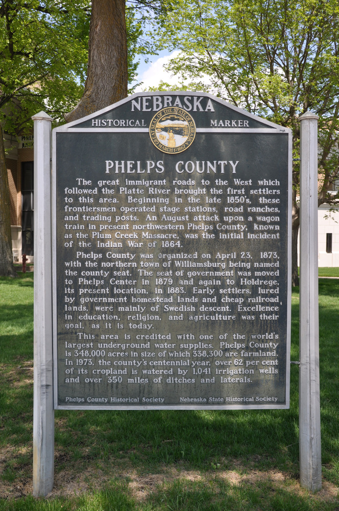 #MarkerMonday Happy (soon-to-be) 151st birthday, Phelps County! 🎉On April 23, 1873, the county was organized with the town of Williamsburg as the county seat. Holdrege wasn't named the county seat until 10 years later! history.nebraska.gov/marker-monday-…