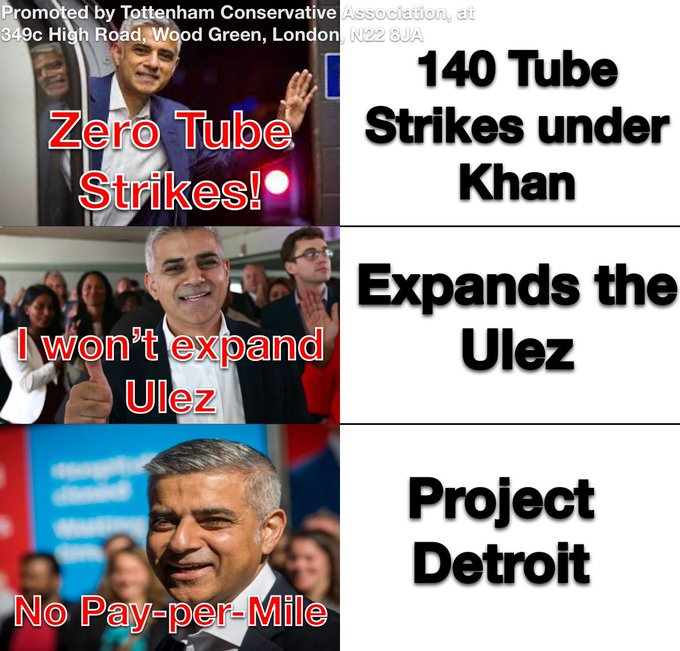 Do you really want another 4 years of this guy?
#KhanOut 2nd May vote for @Councillorsuzie