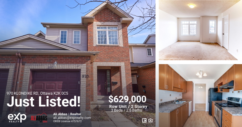 💲𝐅𝐎𝐑 𝐒𝐀𝐋𝐄
🏠𝟗𝟕𝟎 𝐊𝐋𝐎𝐍𝐃𝐈𝐊𝐄 𝐑𝐃, 𝐊𝐚𝐧𝐚𝐭𝐚 𝐊𝟐𝐊 𝟎𝐂𝟓
🔥𝐎𝐧𝐥𝐲 $𝟔𝟐𝟗,𝟎𝟎𝟎
Row Unit
2 Storey
3 Beds
2.5 Baths
South March
ML# 1385264
Enjoy the inviting brick entrance
Cozy living spaces
Spacious backyard with patio access
#exprealty
#ottawarealestate