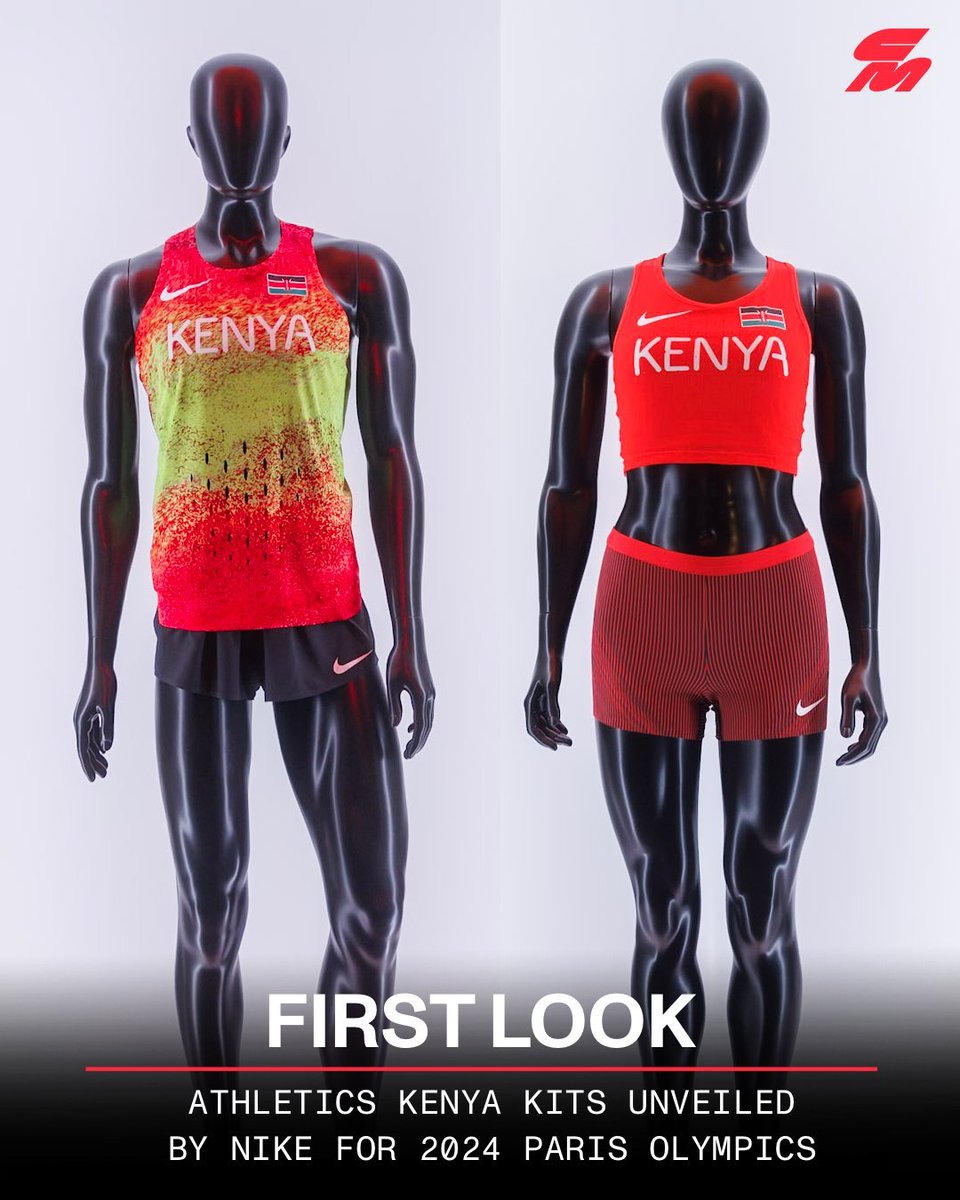 Ojo la equipación de Kenia 🇰🇪 para los Juegos Olímpicos de París que desvelan desde @CitiusMag. 🇪🇸😅 ESPAÑITA #CORREDOR\