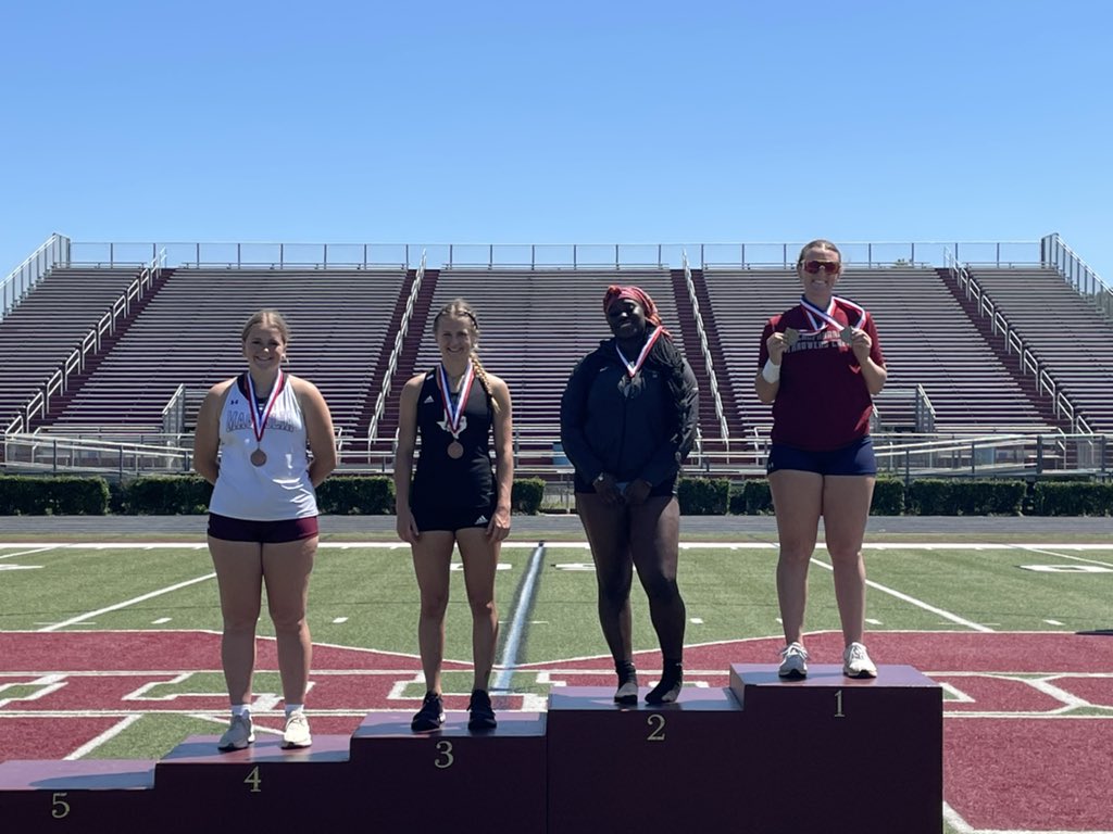 4th in Shot Put and Advancing to the Regional Meet @HonchellJosie