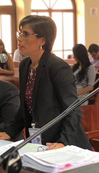 La audiencia de la abogada #ClaudiaGonzález se reprogramó para el 9 de mayo debido a que la abogada de Blanca Stalling presentó una excusa. Esperamos que se respete el debido proceso y los derechos de Claudia, perseguida injustamente por su trabajo anticorrupción en la #CICIG.