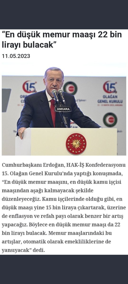 İktidar Memur Emeklisinin yasal seyyanen ek ödemesini vermedi üstüne yattı.CHP hiç ses etmedi destek oldu.CHP 60 gün içinde AYM ye basvursaydı,bayramı ferahlık içinde geçirecektik.İktidar da ana muhalefet CHP de suçludur.
@RTErdogan
@eczozgurozel
#MemurEmeklisindenSelamVar