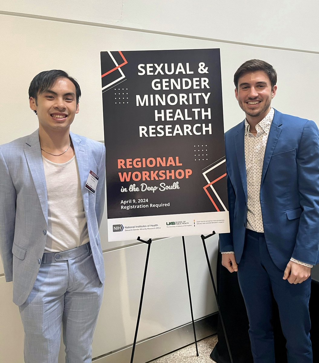 n_mancuso1's tweet image. I attended an @NIH workshop in Birmingham this week on Sexual and Gender Minority Health Research in the US South! Very cool to hear about the many #SGMRO initiatives at the NIH & to see the resilience and dedication of @uabsoph researchers and the #LGBTQIA community 🌈