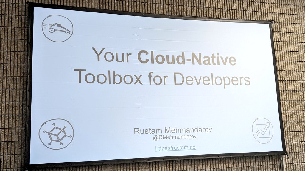 Time for my great friend 😍 @rmehmandarov talking about #cloudnative toolbox at @devnexus #devnexus24