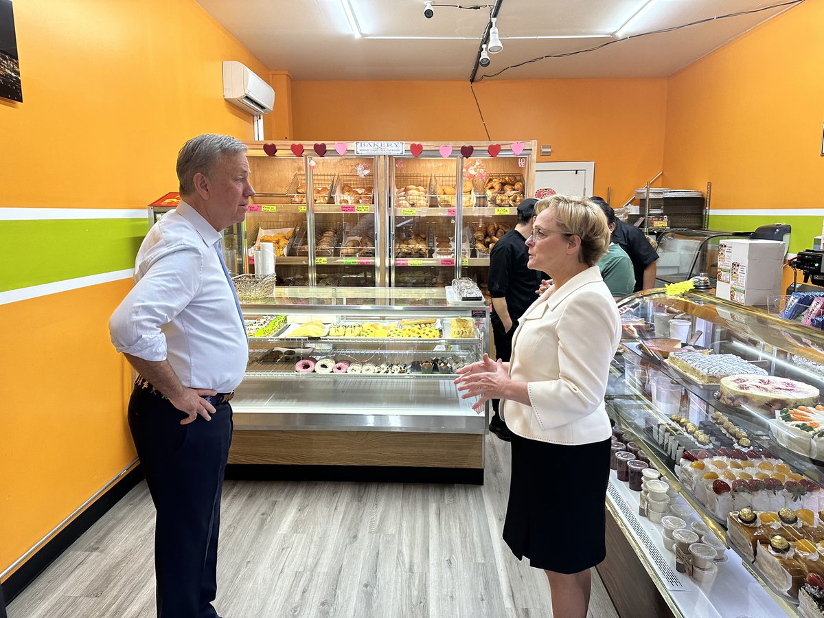 Thanks to Mayor Elinor Carbone for suggesting that we meet today at Ambateno Bakery. Every meeting is better with some tasty pastries! Today is their one-year anniversary. Check them out if you’re in downtown Torrington and try the Ecuadorian-style hot chocolate!