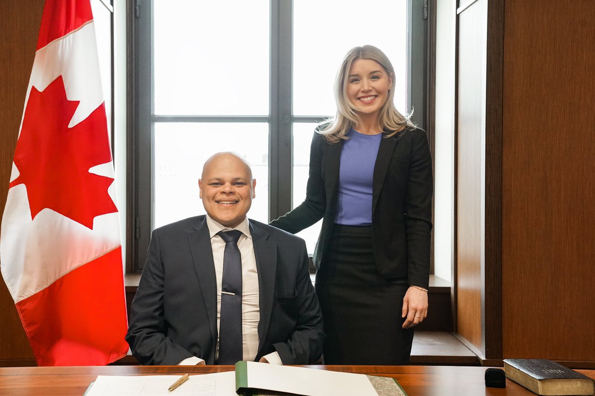 This week, I was thrilled to witness <a href="/jamiljivani/">Jamil Jivani</a> be sworn in as Member of Parliament for Durham. Jamil has been a tireless leader and community advocate, and will be a strong voice for Durham and a wonderful contribution to the Conservative team. Congratulations, Jamil!