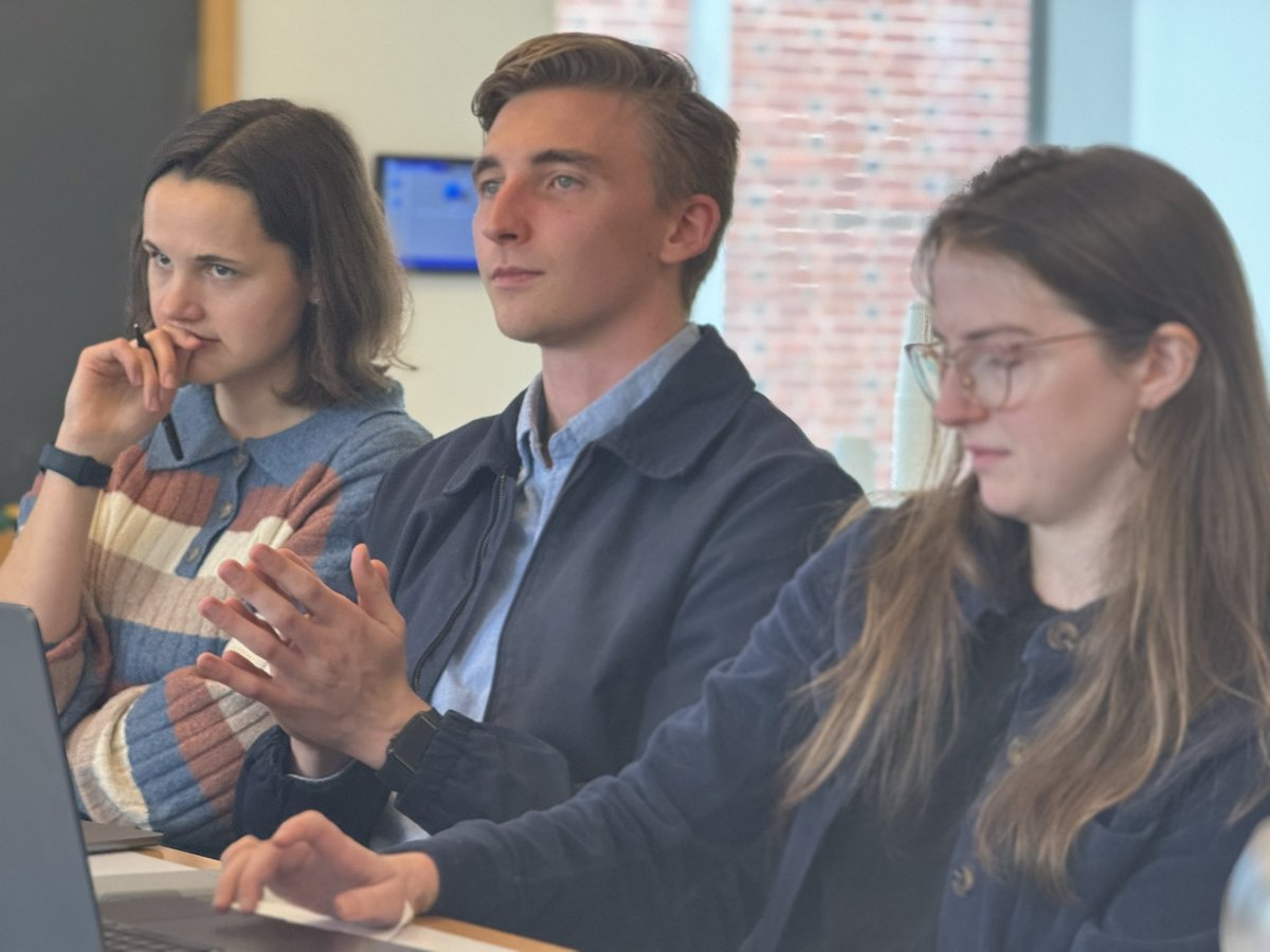 Today, Victoria Maras ’25, Ben Menke ’25, and Elliot Ping ’25 — our MFIA Student Fellows — came to speak to us about “Deploying the Klan Act Against Election Misinformation.” Thank you for a wonderful presentation at this week’s Ideas Lunch!