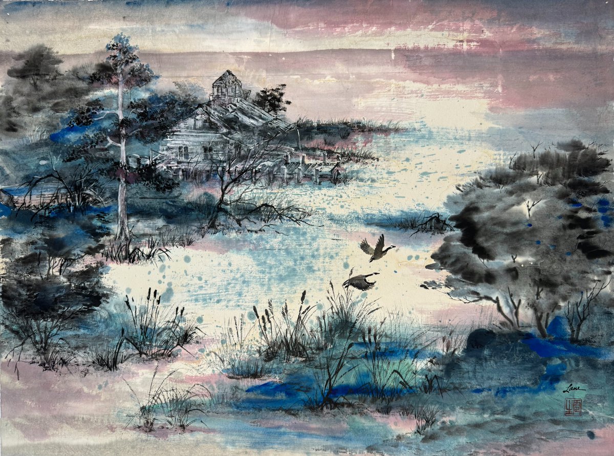 Be sure to join us from 6-8 p.m. at the @SandlerCenter this coming Monday, April 15, for a FREE opening reception for the latest Sandler Center Art Gallery exhibit, 'Threshold Grace: A Sumi-e Journey,' by local artist Mike Lane. No RSVP is required.
