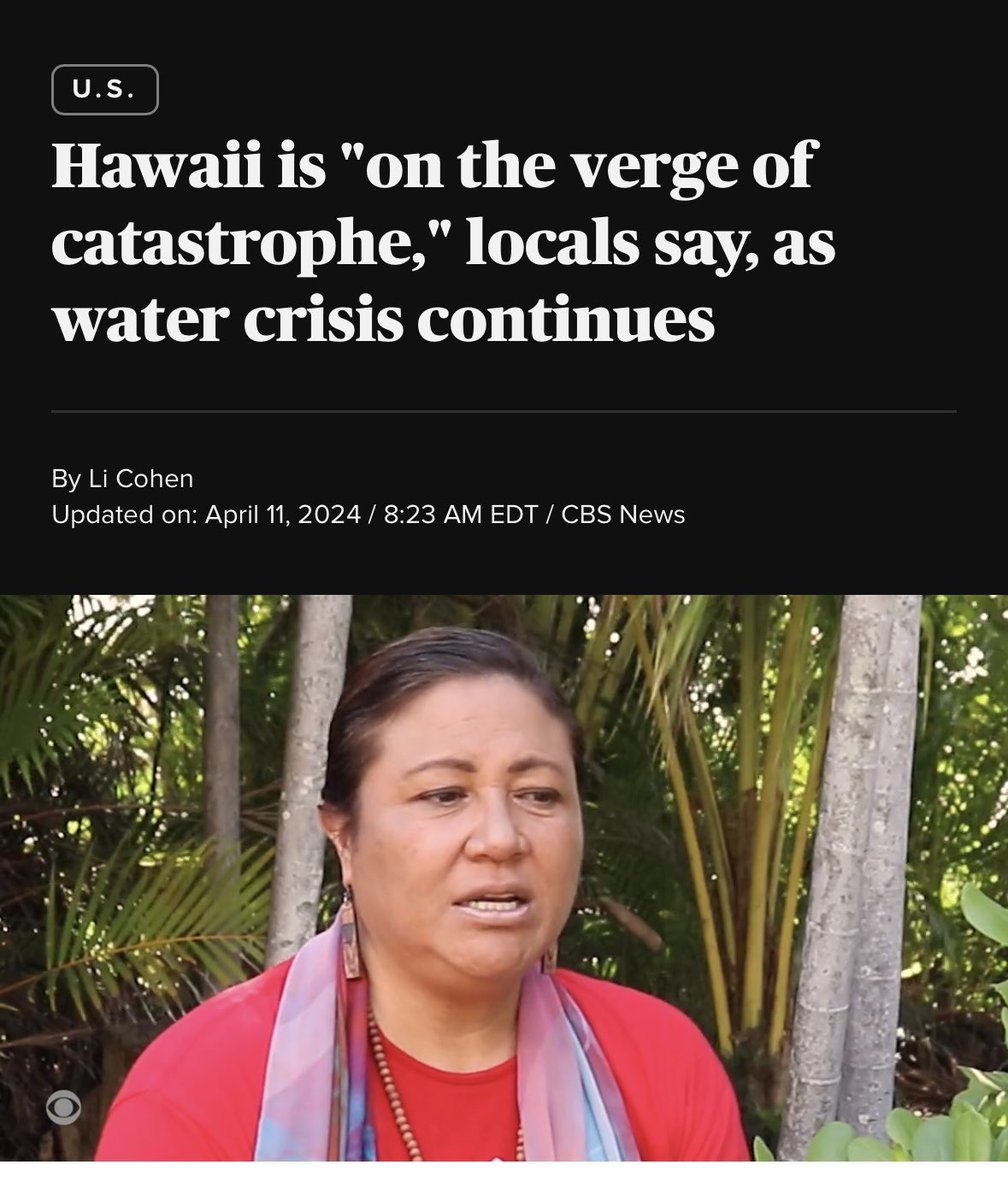 Just months ago, the world's largest surfing wave pool opened up on the island — filled with freshwater. “They're not using it [water] to drink or to support life, they're using it to make money. They're commodifying it,' said Healani Sonoda-Pale, who is Native Hawaiian and a