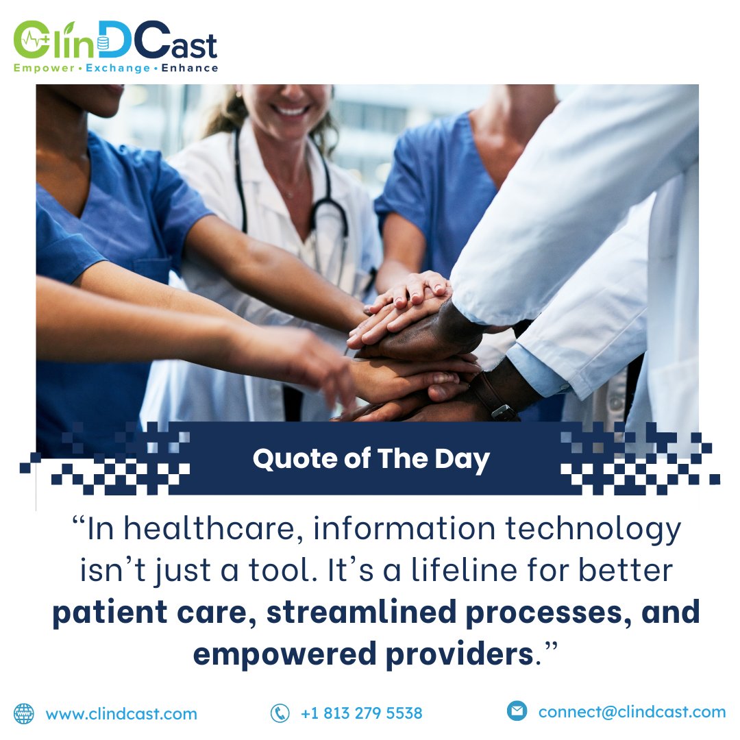 In healthcare, information technology isn't just a tool. It's a lifeline for better patient care, streamlined processes, and empowered providers

#healthcare #healthcareit #healthcareinnovation #quotes #quoteoftheday #quotesoftheday #quotesdaily #quotestoremember