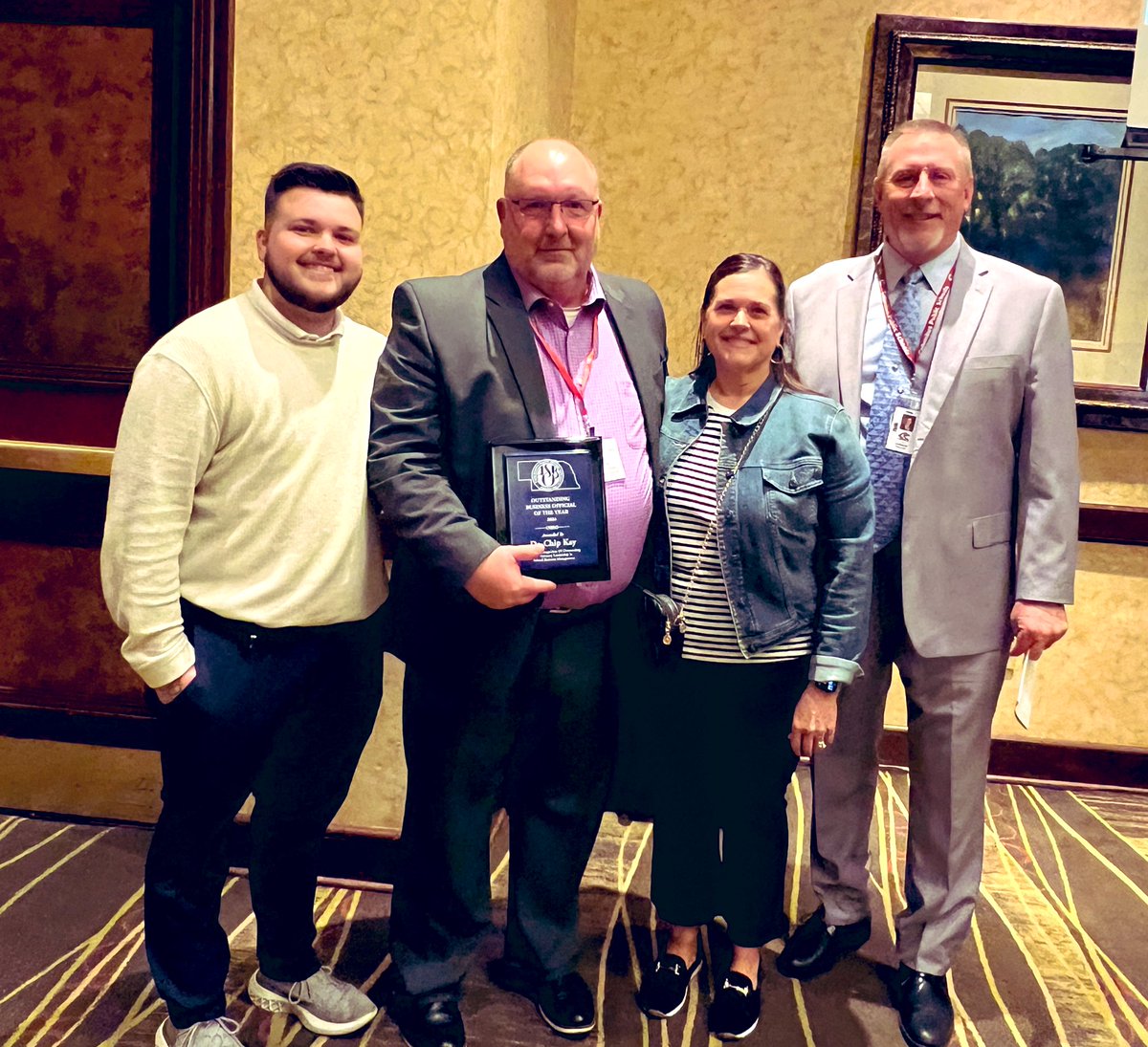 NCSAToday's tweet image. Congratulations to Dr. Chip Kay, the 2024 NASBO Business Official of the Year!

“Chip&apos;s tireless work for the students and staff of Columbus Public Schools and those across the state has led to a new conversation in the world of school finance.” -Dr. Troy Loeffelholz

#NASBO24