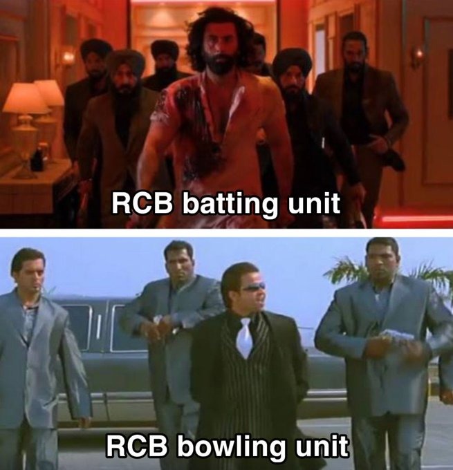 RCB team be like