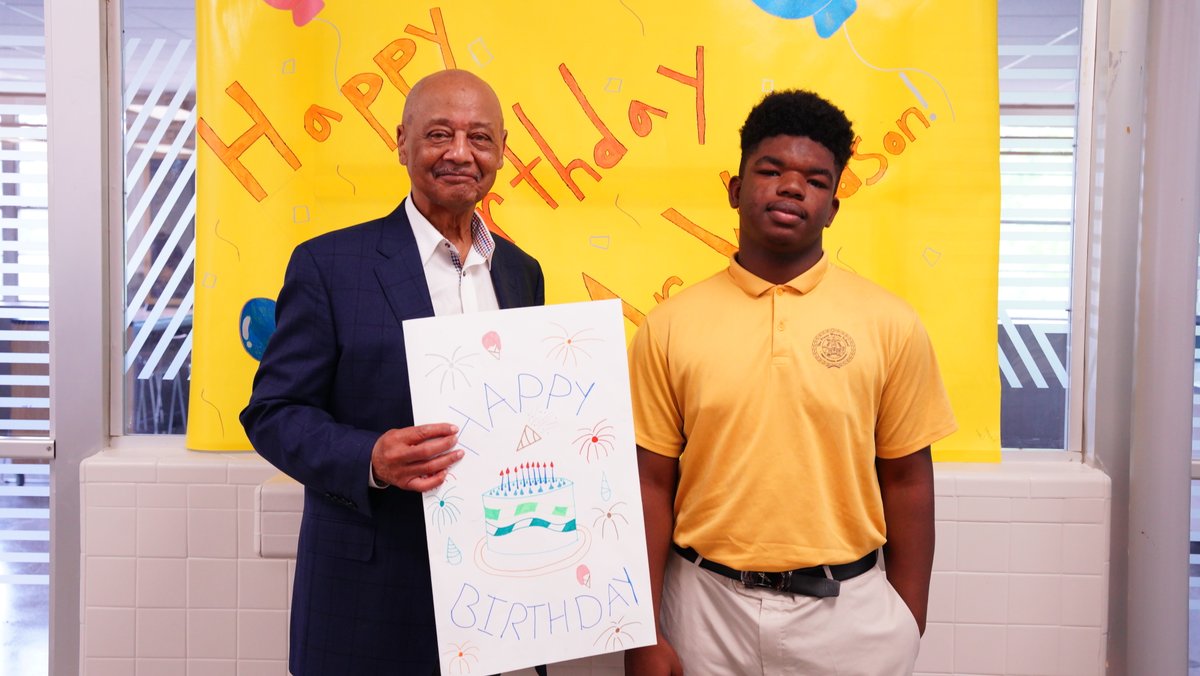 Thank you for all of the birthday wishes & encouraging words! I brought in my birthday at @PWS1909 , where I was surprised with a special birthday party by the students. I feel so blessed!