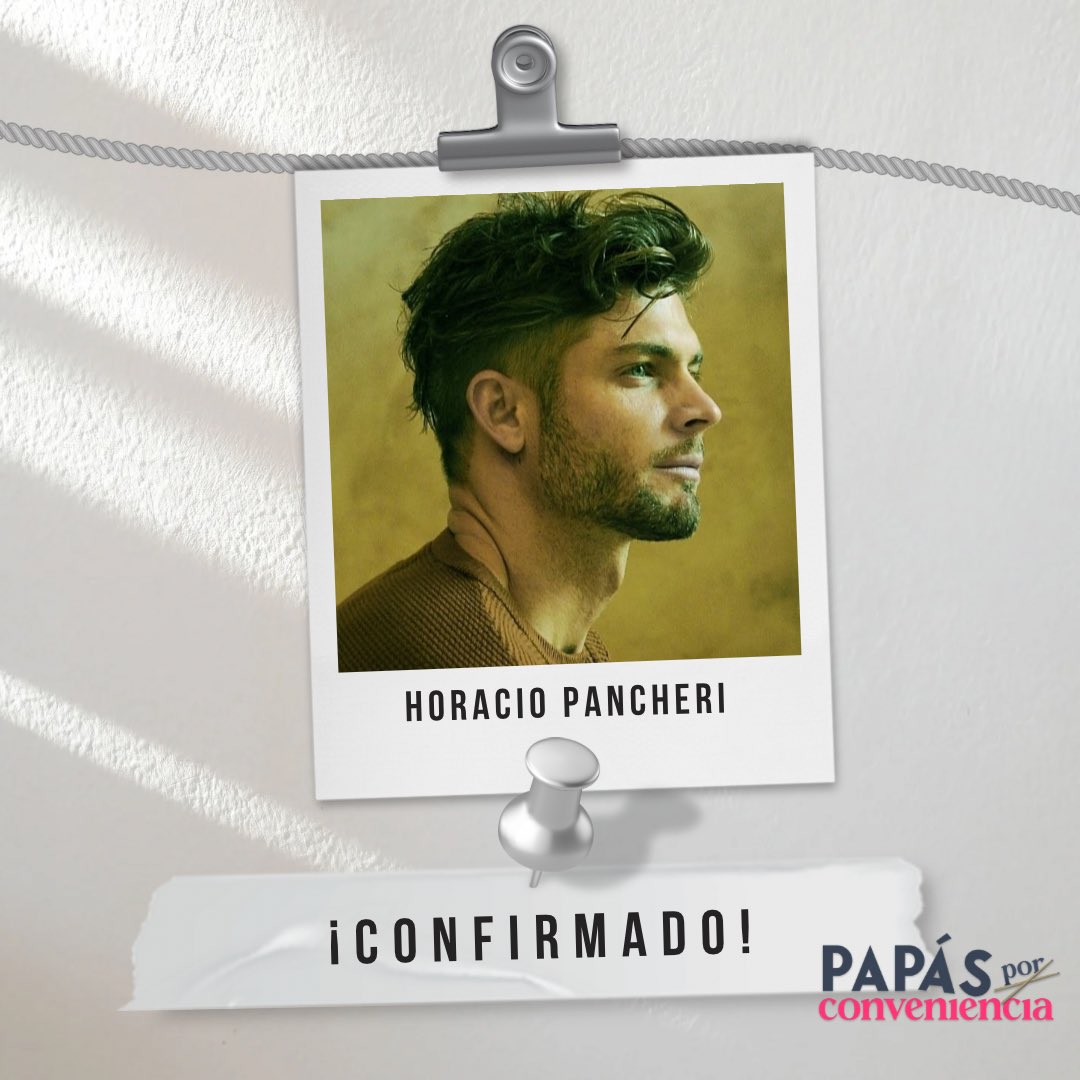 🎬 Confirmado, Horacio Pancheri se une al elenco de #PapásPorConveniencia, su carisma y talento aportarán a esta historia original, muchas emociones. ¡Bienvenido!🌟💫 #ProducciónRosyOcampo