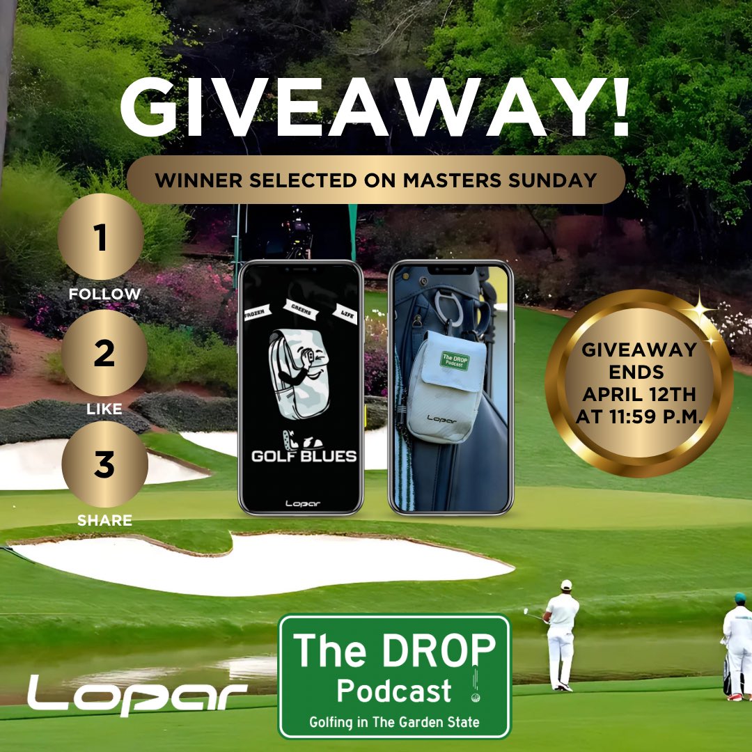 🎉 GIVEAWAY Time 🎉

Massive THANK YOU to Lopar Golf for donating a camo Rangepacks with The DROP Podcast logo embroidered on there. 🙌 

Head here 👉🏼 instagram.com/thedrop_pod?ig…