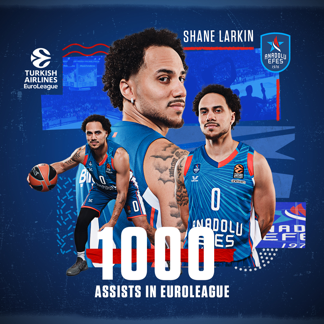 1️⃣0️⃣0️⃣0️⃣ assists in #EuroLeague Congratulations Shane! 👏 #WhereIStand