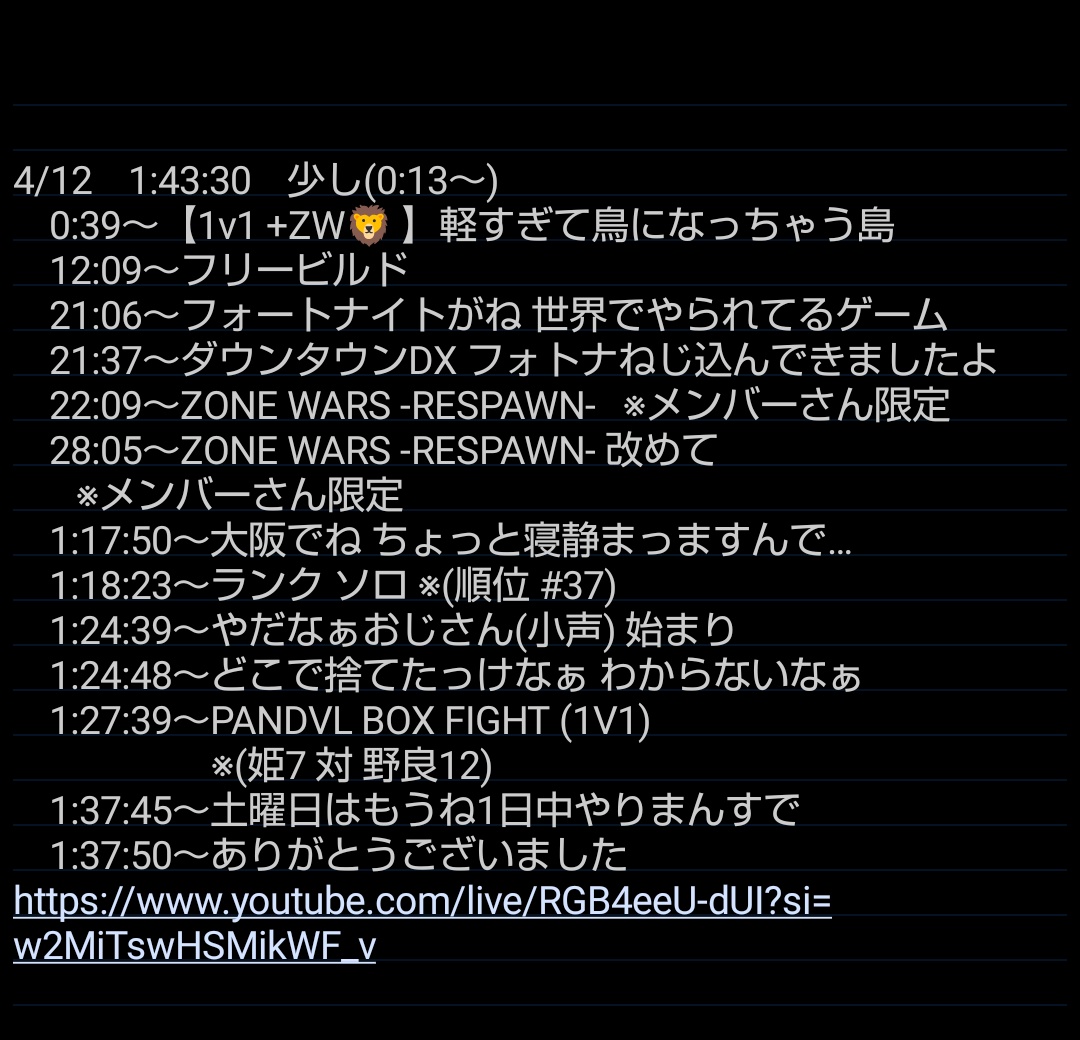 4/12 簡易的 

大体

#フォートナイト下手くそおじさん
#小籔千豊