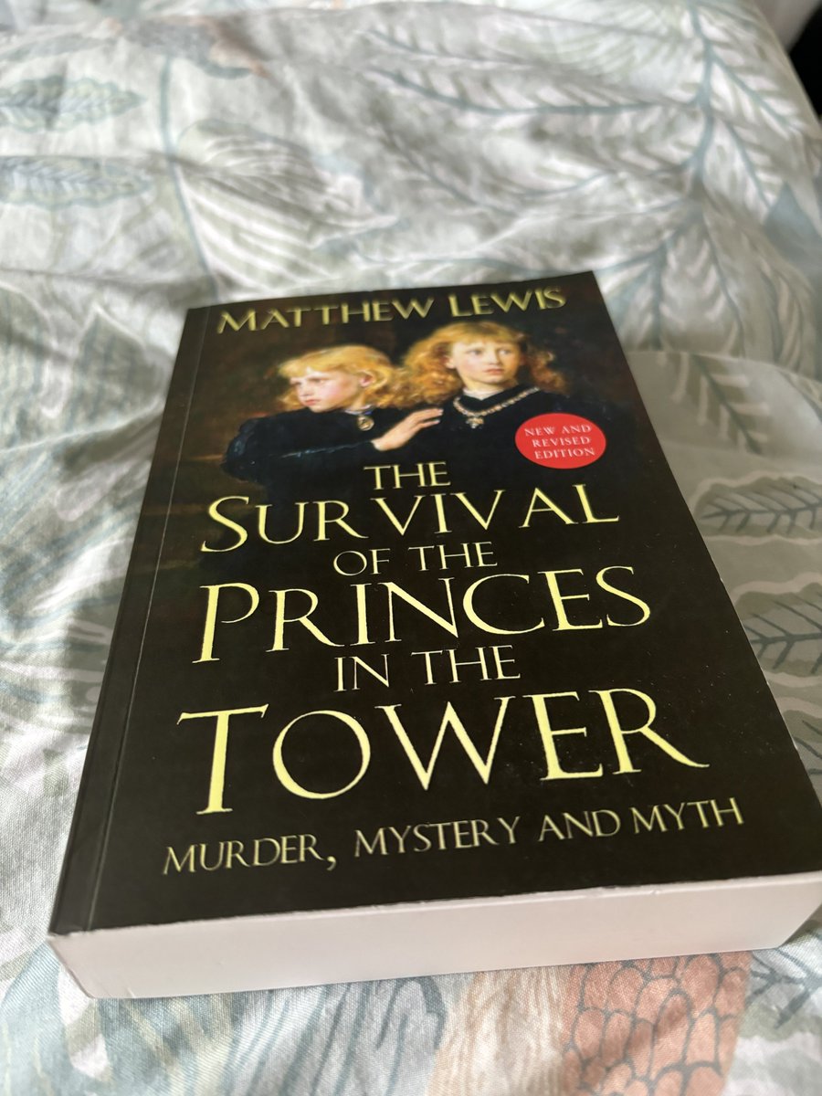 Going to be using the next 10 days to get through some of the books I’ve bought at recent events & talks. First up, @MattLewisAuthor’s Survival of the Princes in the Tower, which I picked up at a fab evening where he debated the Princes with @NathenAmin at Southwark Cathedral!