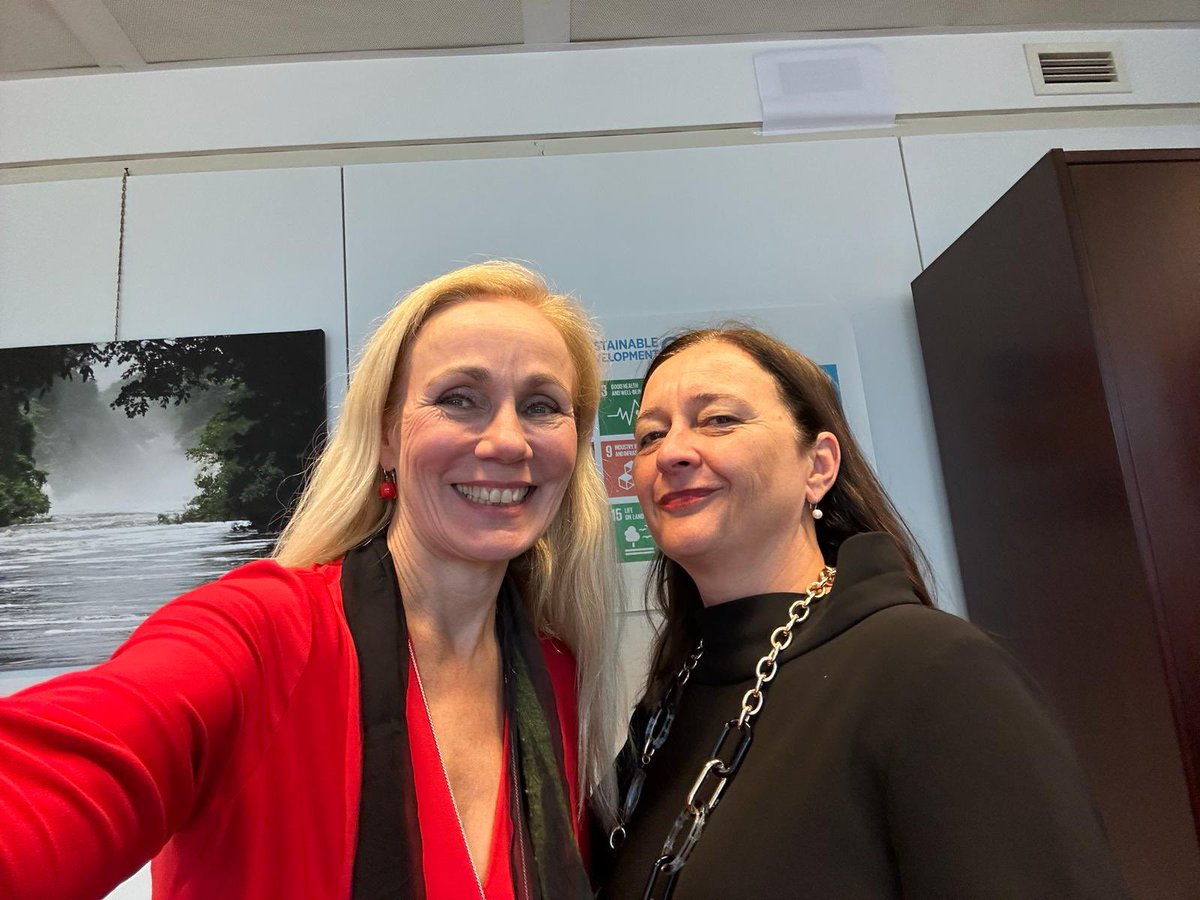 Great meeting with @marjetajager on the margin to #GlobalGateway High-Level Education event this morning!  We both agree that accelerating progress to meet the Sdg for children will require immovatoving thinking and financing.