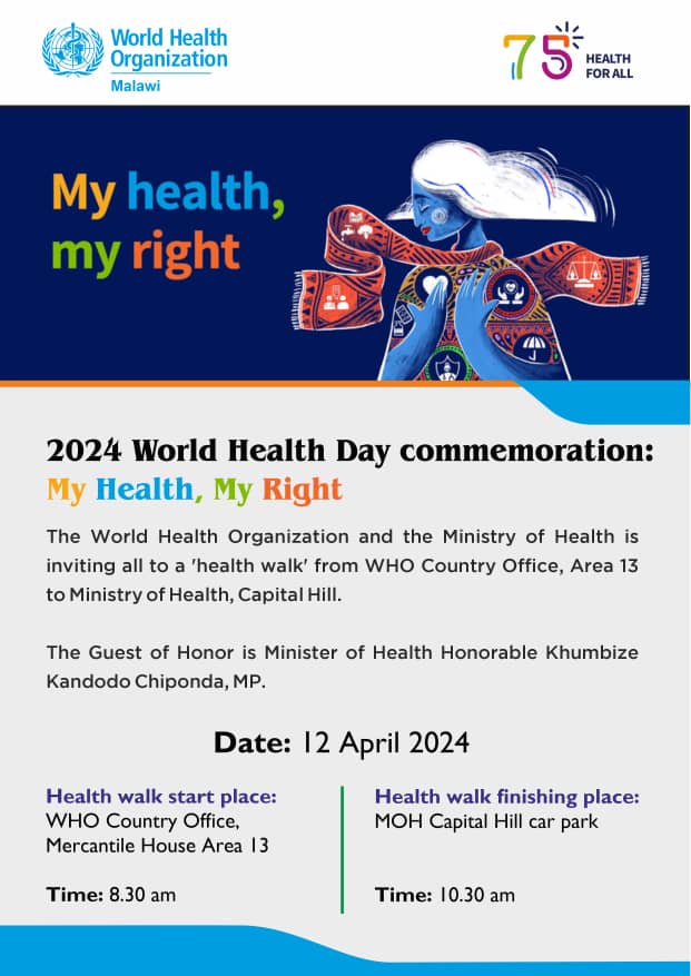 #WorldHealthDay2024 #MyHealthMyRight #HealthForAll