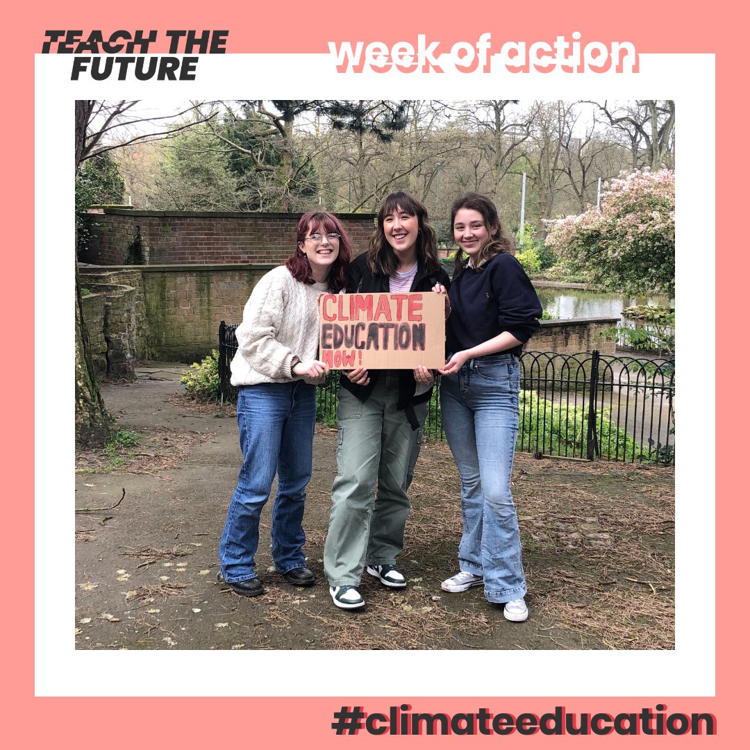 Our week of action is underway! #climateeducation