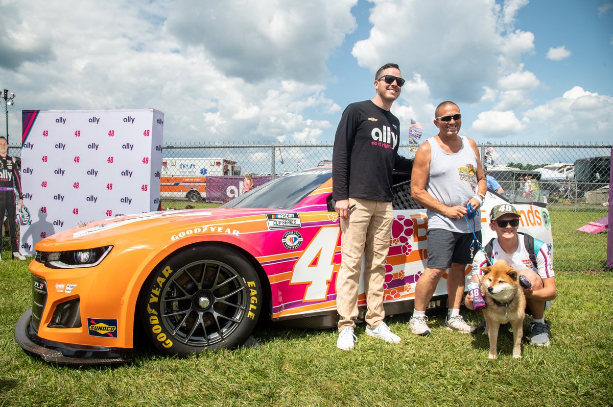 It’s #NationalPetDay! 🐶🐾 The Ally Bark Park is open for camping guests to bring their dogs to play during race weekend! Check out some fun 📸’s from last year! @allyracing | @Alex_Bowman | #NASCAR