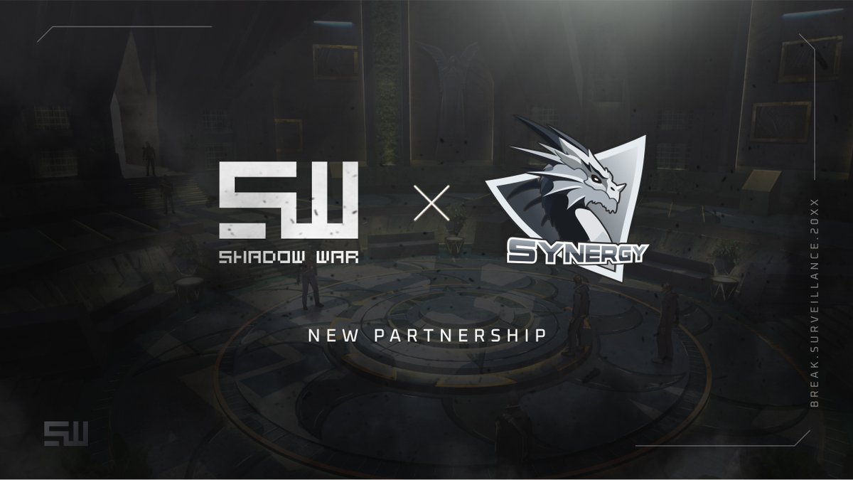 SHADOW WAR x SYNERGY We're pleased to announce a new partnership with @SynergyGuild 🎉 Synergy members have secured special early access to playtest the game, with future exclusive rewards for their community. 🪙 We look forward to seeing you in game. 🎮