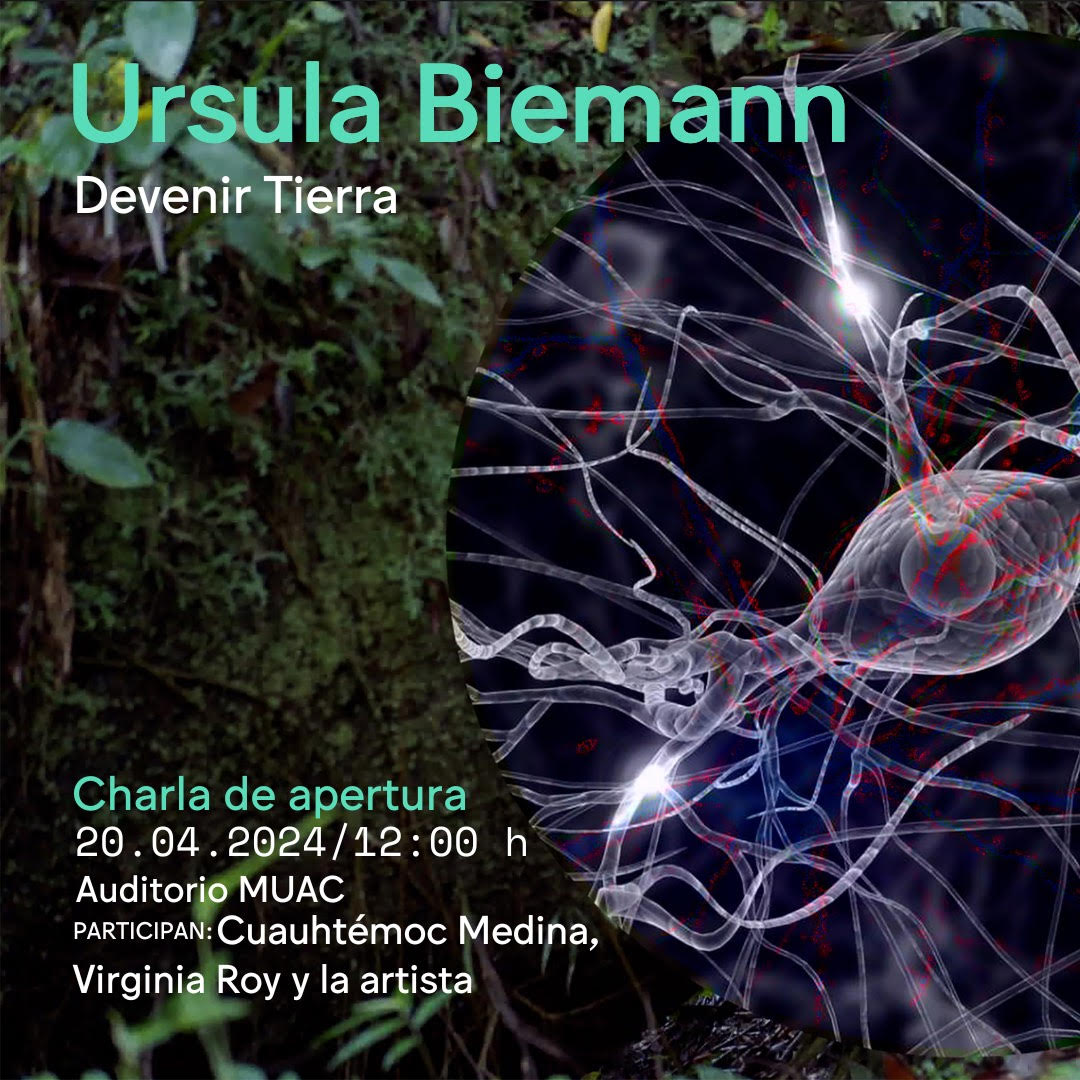 "Devenir Tierra" de Ursula Biemann Próxima apertura y charla: 20 de abril, 12:00 h
La práctica de la artista suiza #UrsulaBiemann nos invita a repensar las bases del pensamiento que ha moldeado nuestra relación con la Tierra.

¡Te esperamos! #ExposicionesMUAC