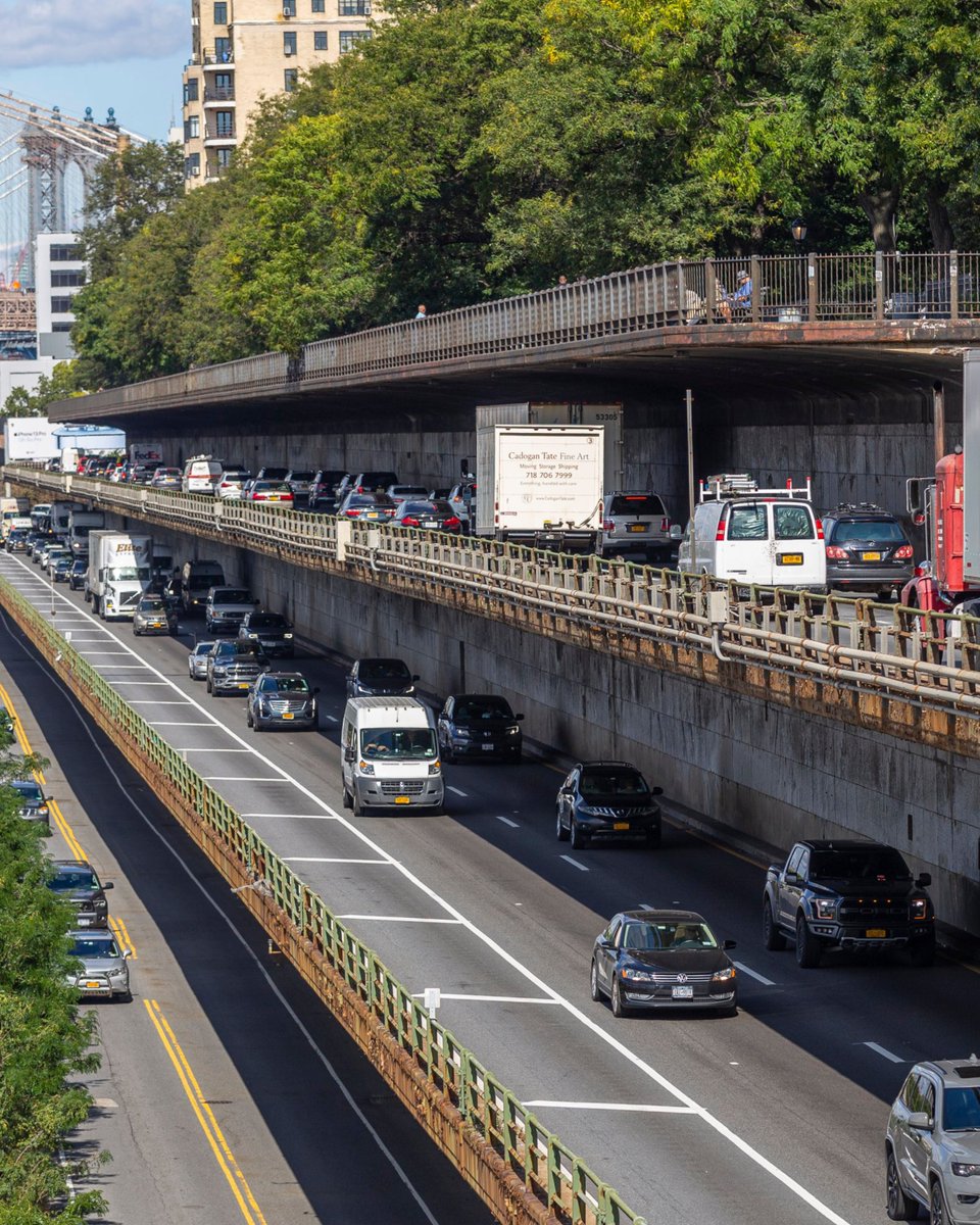 Due to necessary repairs this weekend (4/13, 2AM to 4/15, 4AM), the Queens-bound BQE will be fully closed from the Atlantic Ave entrance ramp to the Manhattan Bridge exit ramp. Plan ahead & take public transportation whenever possible. Details: nyc.gov/bqealert