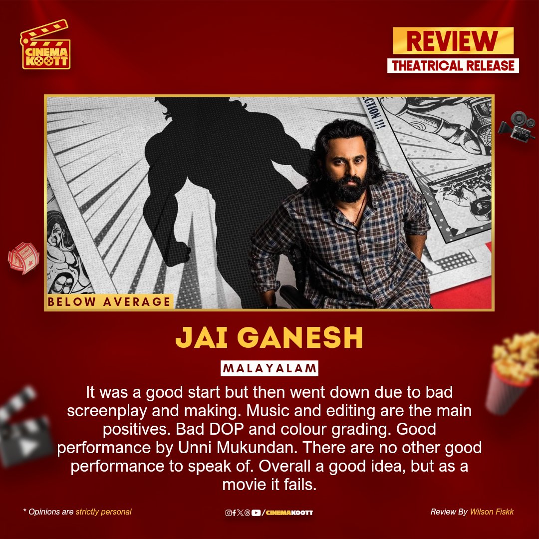 Jai Ganesh - Review

_
#JaiGanesh #UnniMukundan #MahimaNambiar #RanjithSankar

_
#cinemakoott #moviereview #malayalammoviereview #malayalamcinema #mollywoodcinema #mollywood