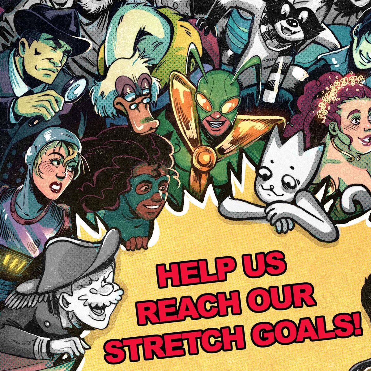 WHOA!!! $7900 is SMASHED!!! We’re so close to crossing over 8k and getting even closer to our stretch goals! COMICS ARE DYING: THE COMIC from @WeAreZoop needs YOU so we can make the best book possible for every supporter!