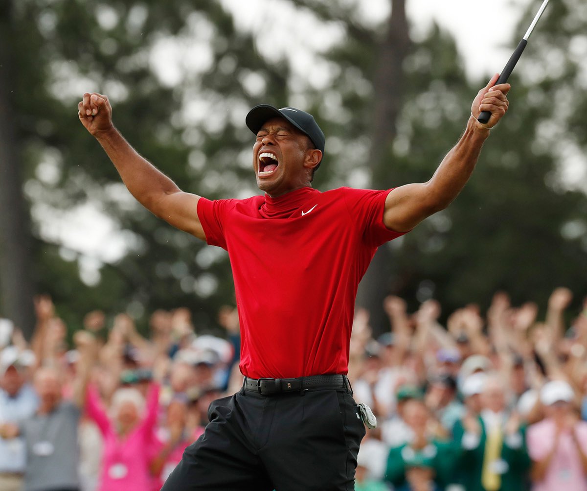 Happy #MastersWeek everybody! Can Tiger pull off his 6th Masters win this weekend? 🐅 Tiger Woods current odds to Make the Cut +110. Woods is a huge long-shot bet to win his sixth green jacket. He currently sits at +14000