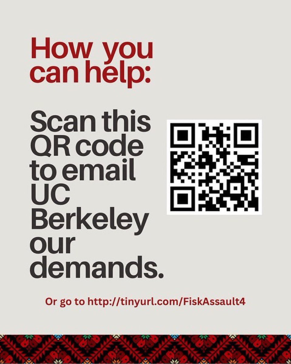 STATEMENT FROM BERKELEY LAW STUDENTS:

As students at UC Berkeley, we unequivocally condemn the use of force against the brave Palestinian, visibly Muslim student who wanted to peacefully speak about Ramadan. This is only a microcosm of the violence our institution commits.