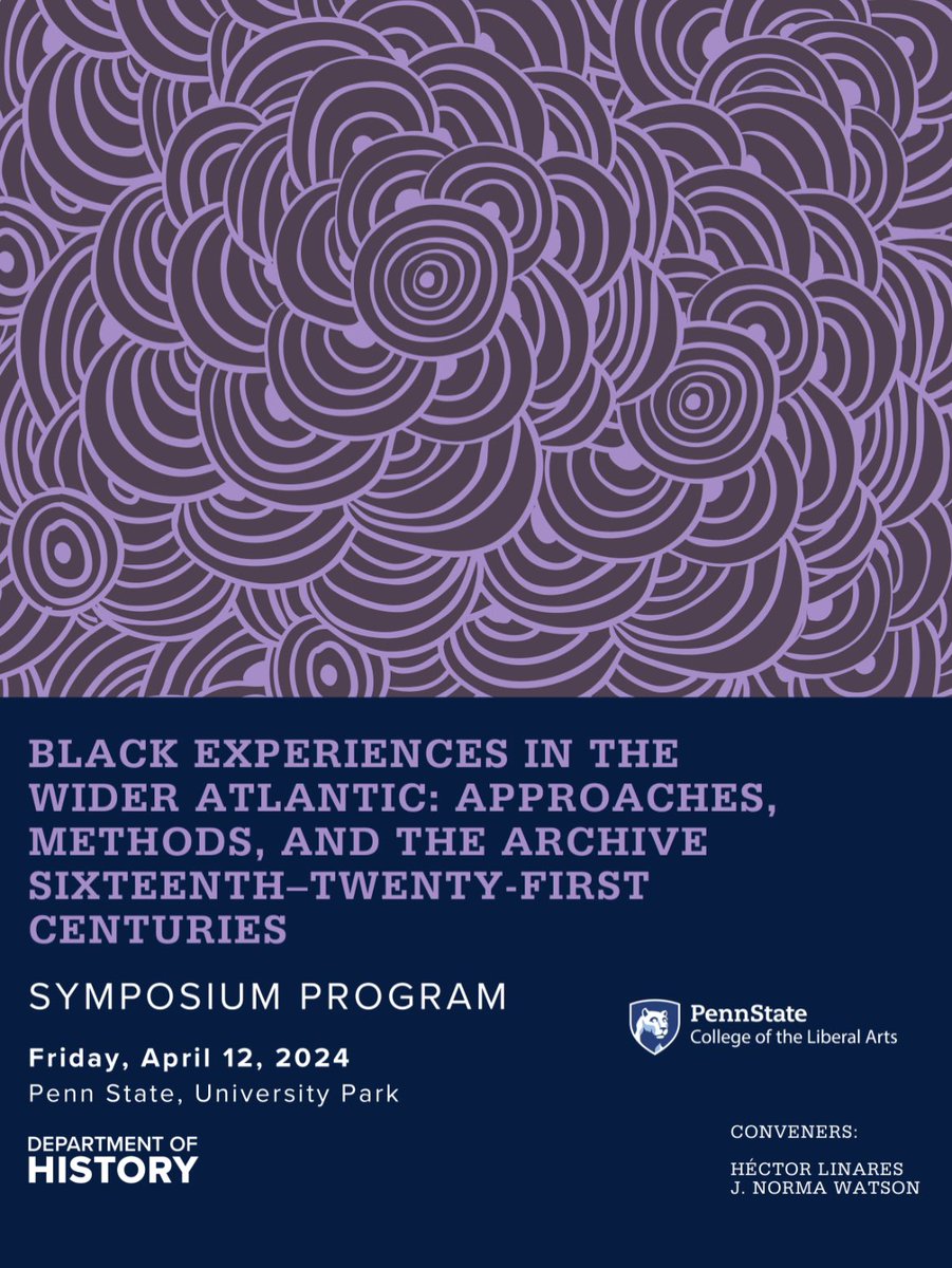 We just received the printed programs for the research symposium “Black Experiences in the wider Atlantic” and they look marvelous!! @normy__j was very excited when we opened the box! 📦