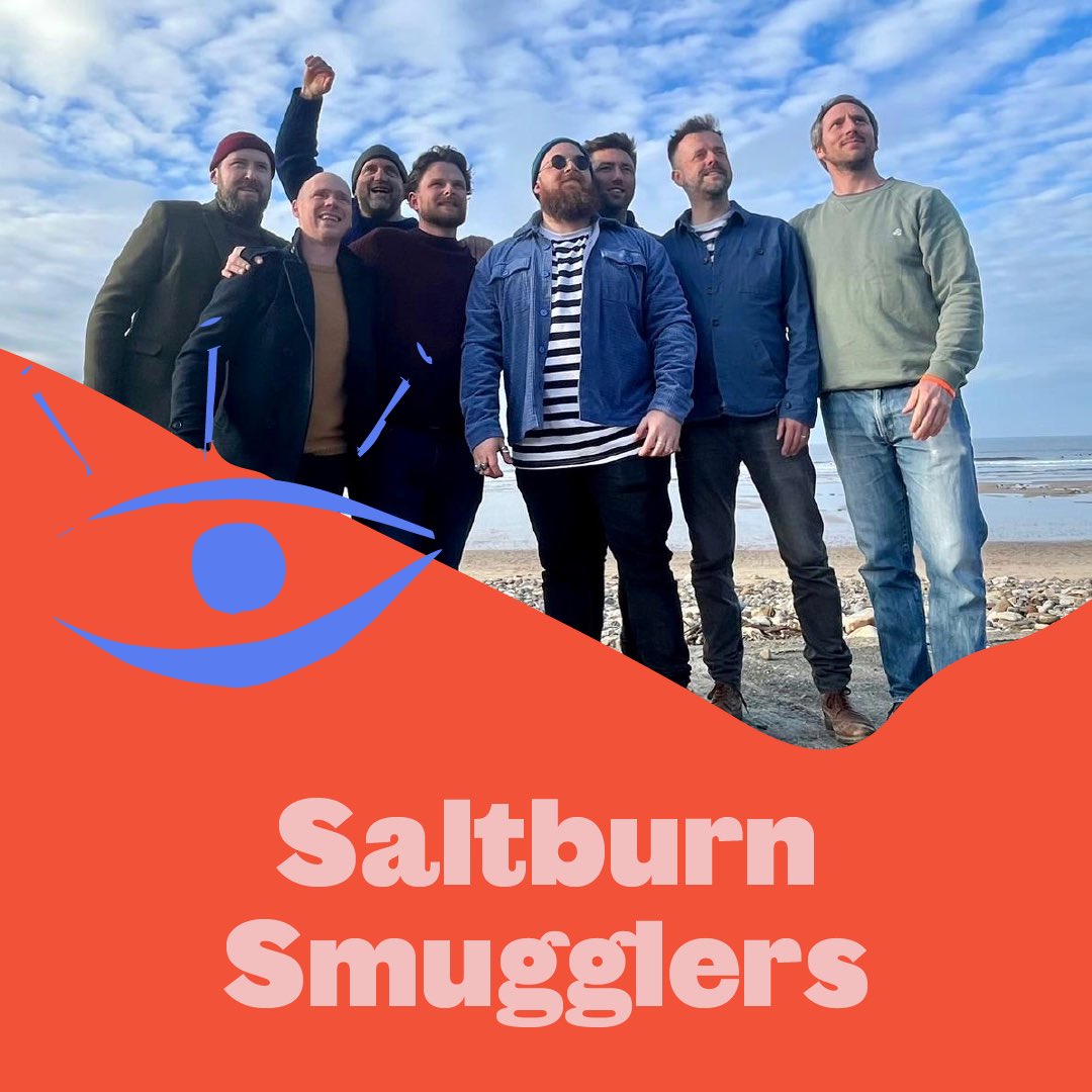 We’re delighted be welcoming our local shanty crew, Saltburn Smugglers to this year’s festival. Drawing on town history as a smuggler’s haven, this modern shanty group is transforming past tales into vibrant shanties. Join them as they bring history to life, one shanty at a time!