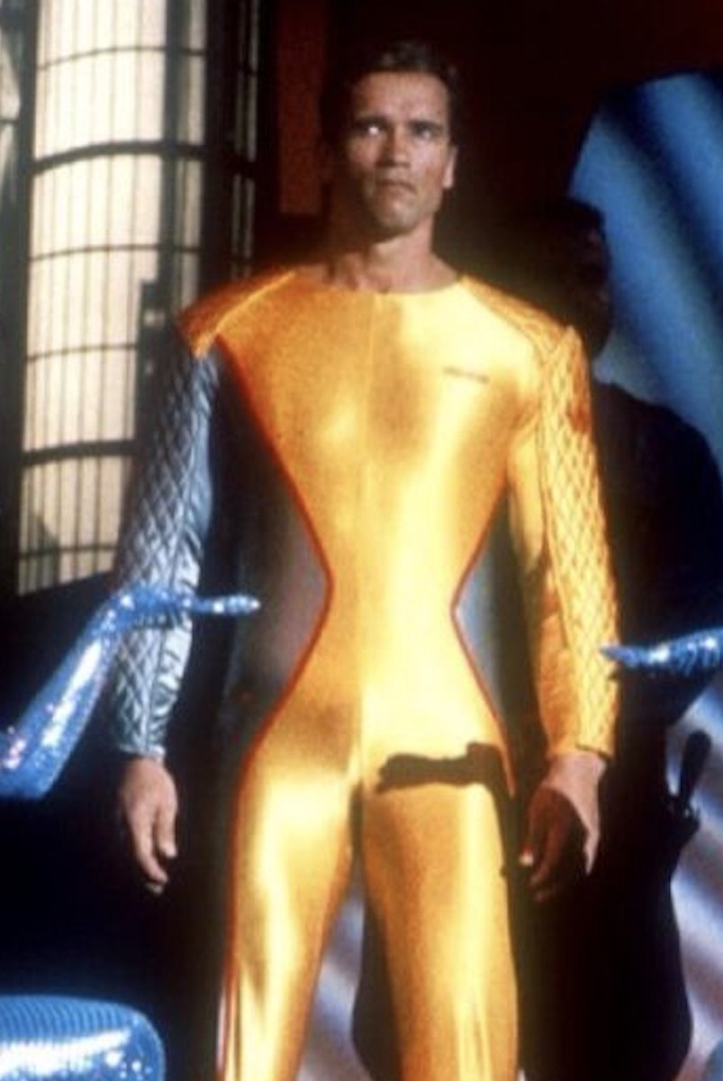 Next person to interview Glen Powell or Edgar Wright needs to DEMAND they keep the skintight lycra body-suits from the '87 film -- we all know Glen ain't shy!