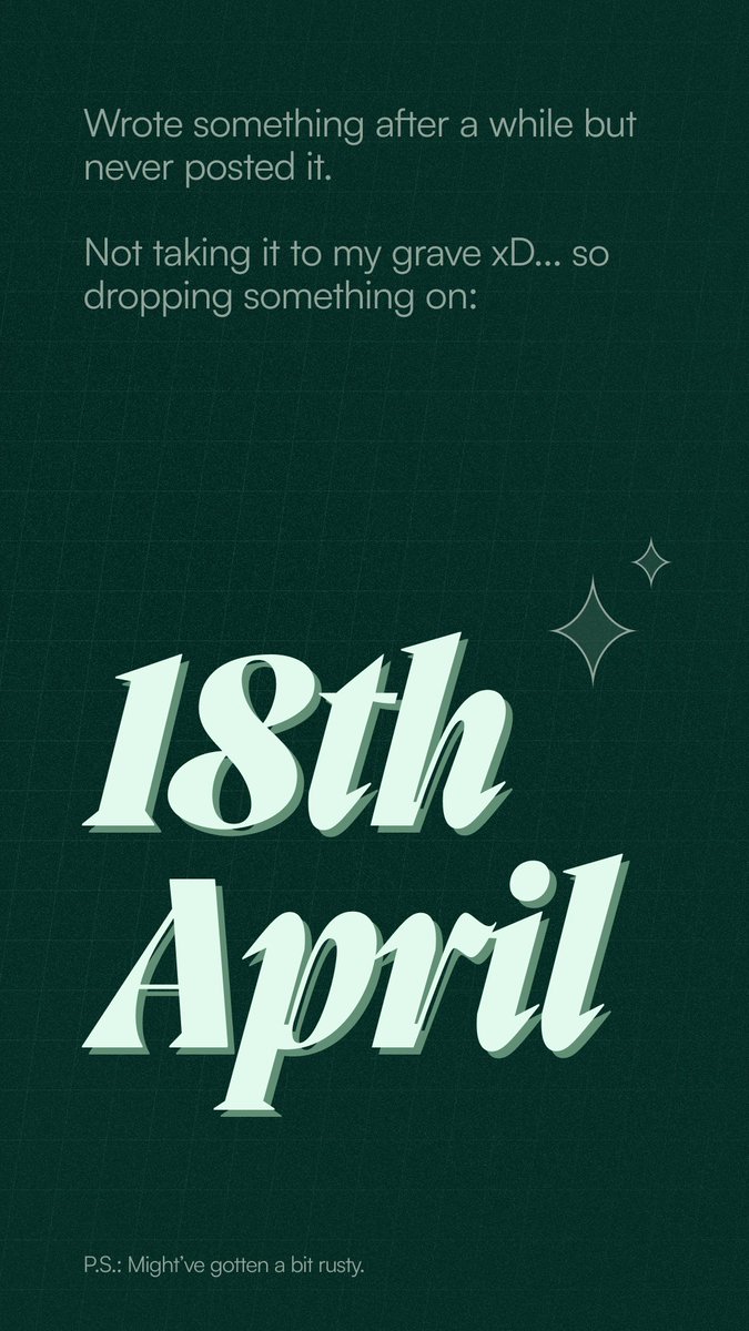 SaiSwarup_33's tweet photo. Last year whenever I wrote something, I designed an instagram story to go along with it. Here are a few of them✨💖

All I can recall is that I liked doing this as I could try any visual design style I wanted. 🤌

Got nostalgic after finishing one yesterday, as it's been a year!! https://t.co/FXBxuYjOFa