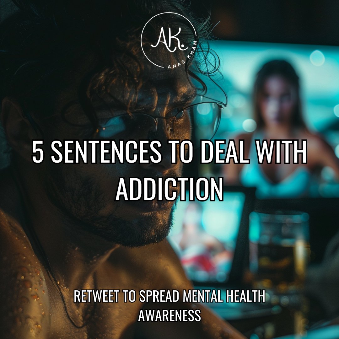 If you or your loved ones are struggling with addiction, then this is for you.

One of the first things I learned as a clinician is to use power sentences. 

Here are my 5 favorite power sentences I use with my clients suffering from addiction: