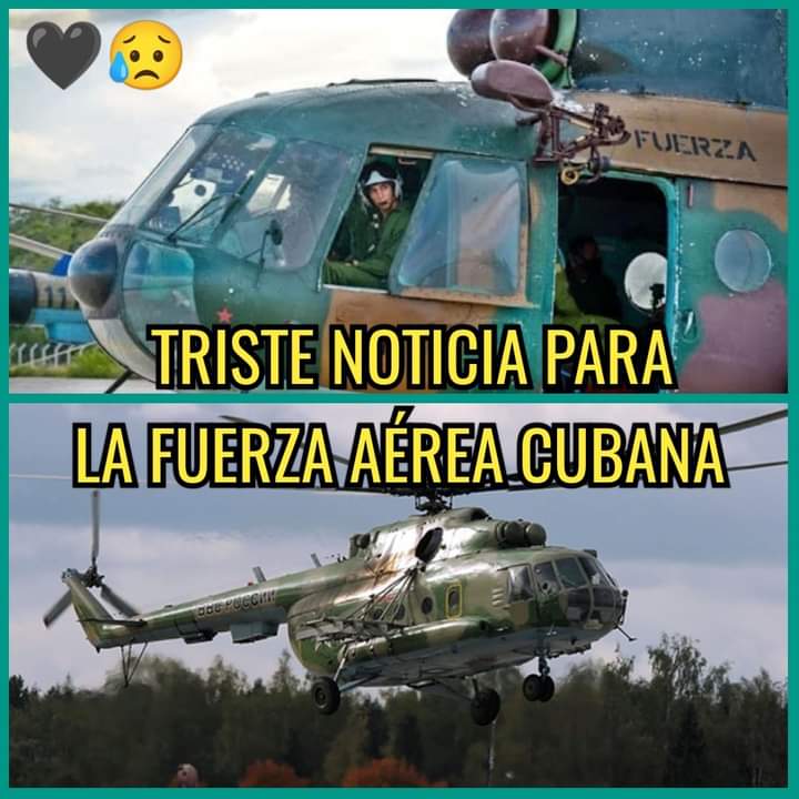 🖤😥 ACCIDENTE AÉREO DE HELICÓPTERO EN SANTIAGO DE #CUBA 🇨🇺 DEJA UN SALDO DE 3 TRIPULANTES FALLECIDOS 😥🖤🇨🇺‼️ 🖤 Las más sentidas condolencias para los familiares, amigos y compañeros de nuestros héroes del espacio aéreo cubano... EPD los tripulantes 🫡🇨🇺. #GloriaEterna #Cuba