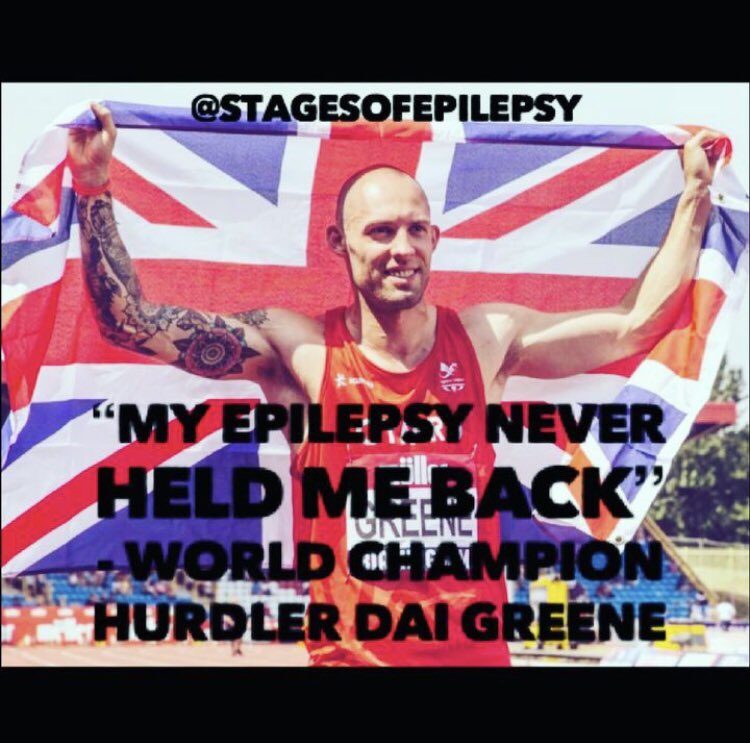 Happy birthday to #worldchampion #hurdler #DaiGreene ! He has an inspirational story for all people living with #epilepsy ! #epilepsywarrior #EpilepsyAwarenessMonth #Epilepsyawareness #epilepsystrength #sudep #sudepawareness #epileptic  #epilepsia #seizures #seizuressuck