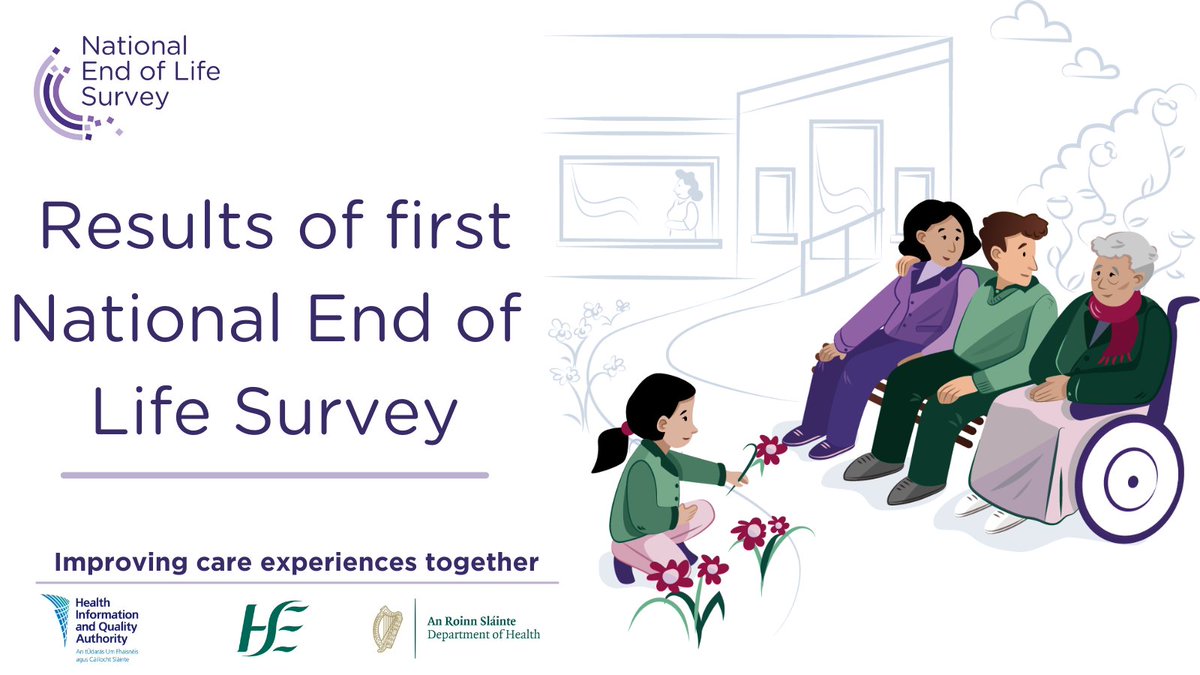 We welcome the first National End of Life Survey Report &amp; its key findings. We look forward to using the findings to inform &amp; provide additional direction to our programmes in end-of-life &amp; bereavement care.

👉 Read more: hospicefoundation.ie/policy-advocac…

<a href="/HIQA/">HIQA</a> <a href="/HSELive/">HSE Ireland</a> <a href="/careexperience/">National Care Experience Programme</a>