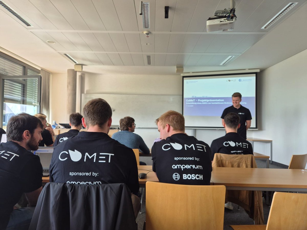 What a great day for  team <a href="/EDRT_COMET/">EDRT_COMET</a>  in <a href="/ElectronicsDrv/">E&D @ElectronicsAndDrives@mastodon.social</a> , they have today the final presentation  for project 1 of their master studies .