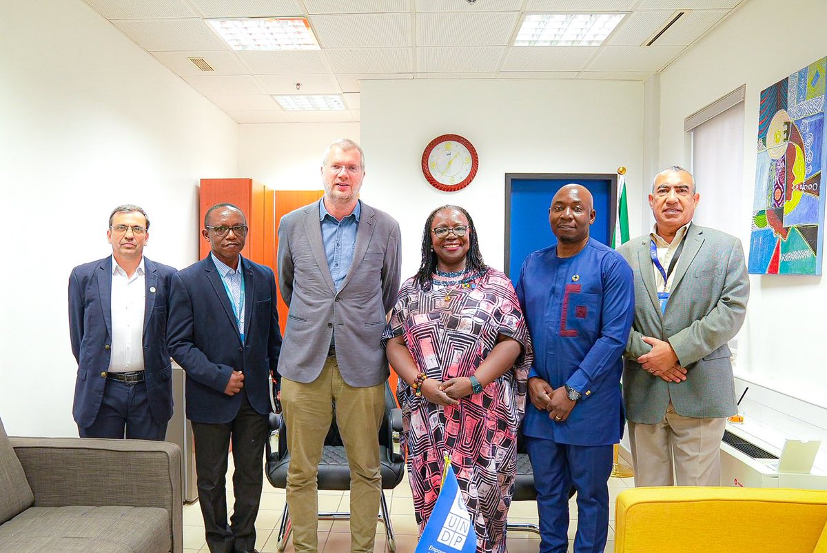 Rich conversation today with Mathias Spaliviero and @UNHABITAT team on our joint work on Urban Resilience, Climate Risk Informed Coastal Planning and Spacial dev. strategy for the #Sahel. Exchanged ideas to strengthen partnership in Nigeria 🇳🇬 & beyond towards the #SDGs