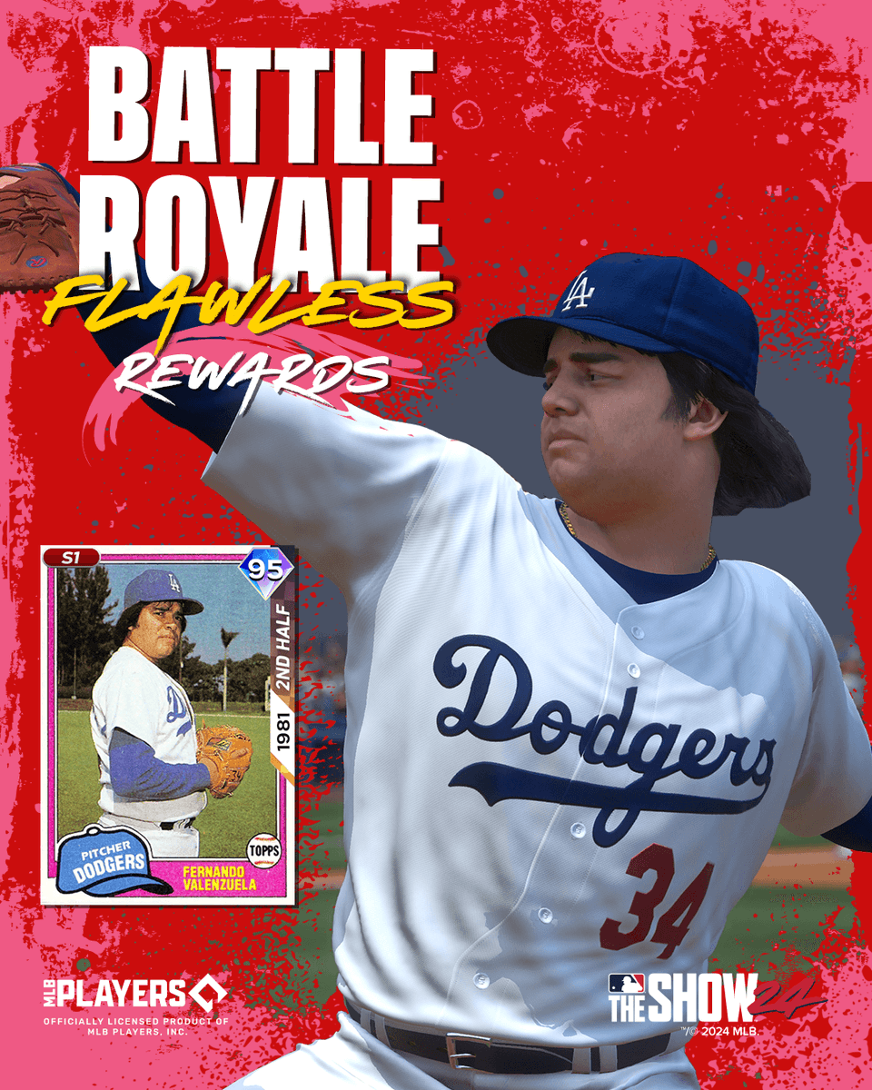 🔮Draft your team. 🎮Play online. 🏆Earn Awards Series Ryan Braun or 💎2nd Half Heroes Fernando Valenzuela. These new Battle Royale rewards arrive tomorrow around noon PT. #MLBTheShow