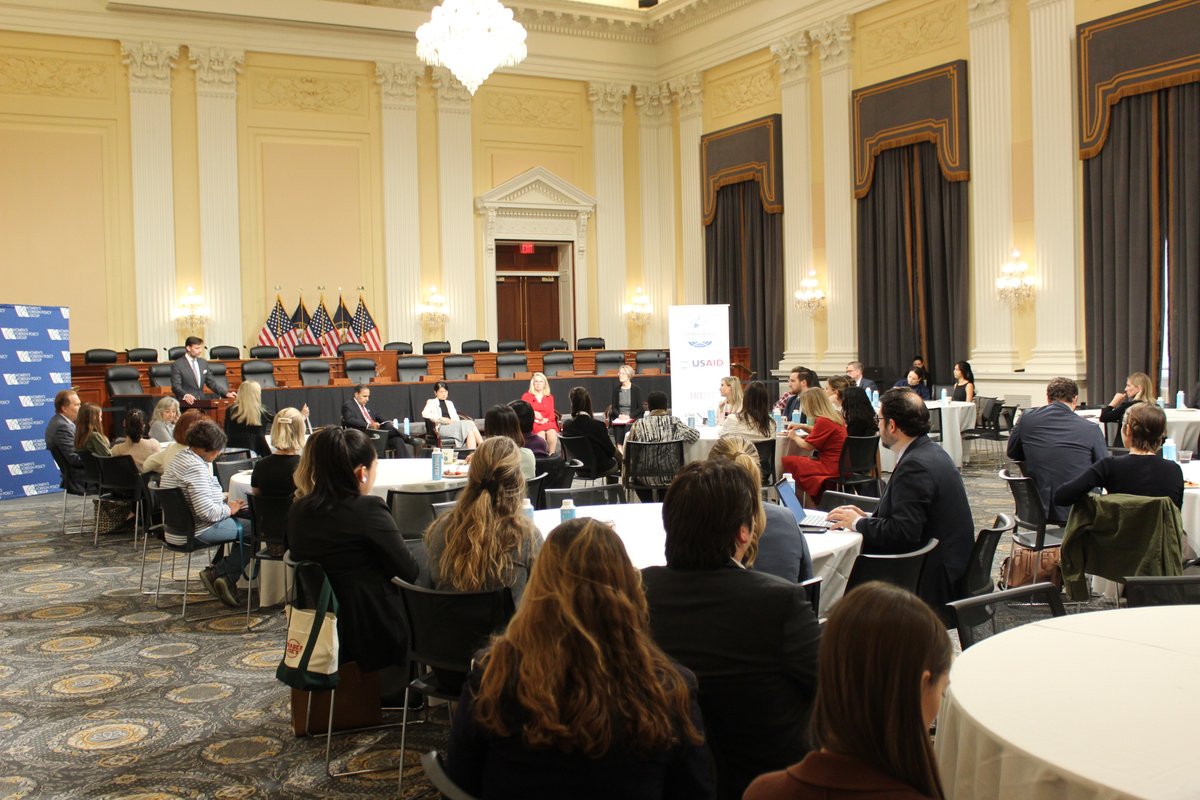 It was a pleasure to host @CongressmanRaja, @RepCarolMiller, & @Yaqiu to discuss the vital role women play in society and in legislatures. The panel examined concerning regressive moves in China to suppress women’s participation in both the private and public sectors.