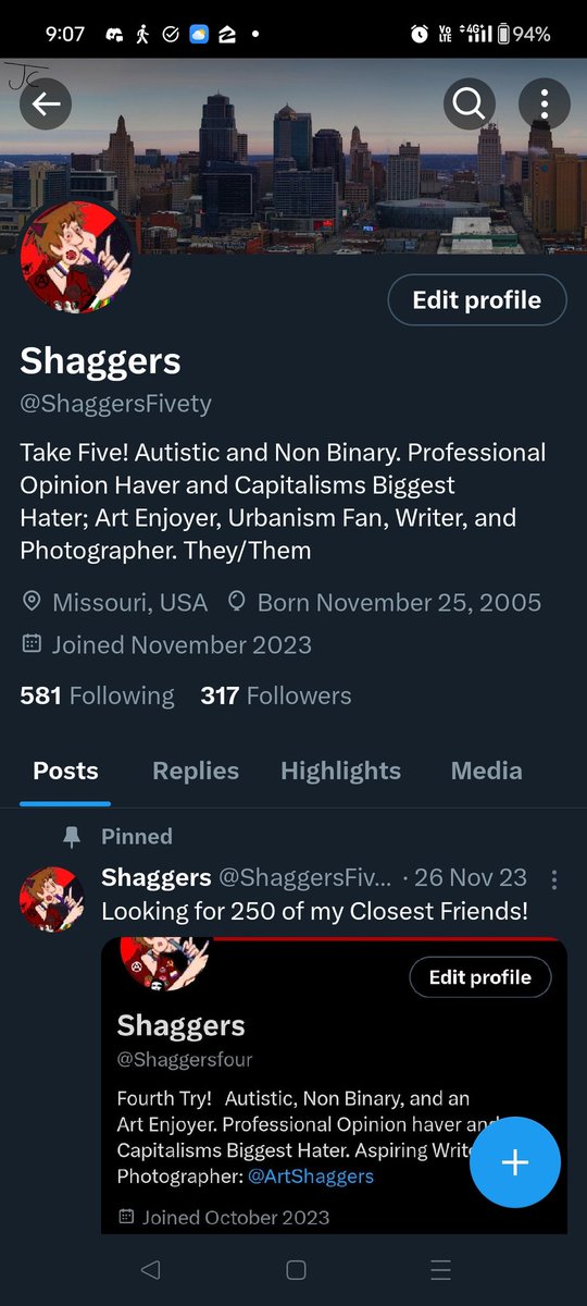 ShaggersV6's tweet image. I'm Looking for the 317 People who Used to Follow this Entirely Unrelated Account to Mins