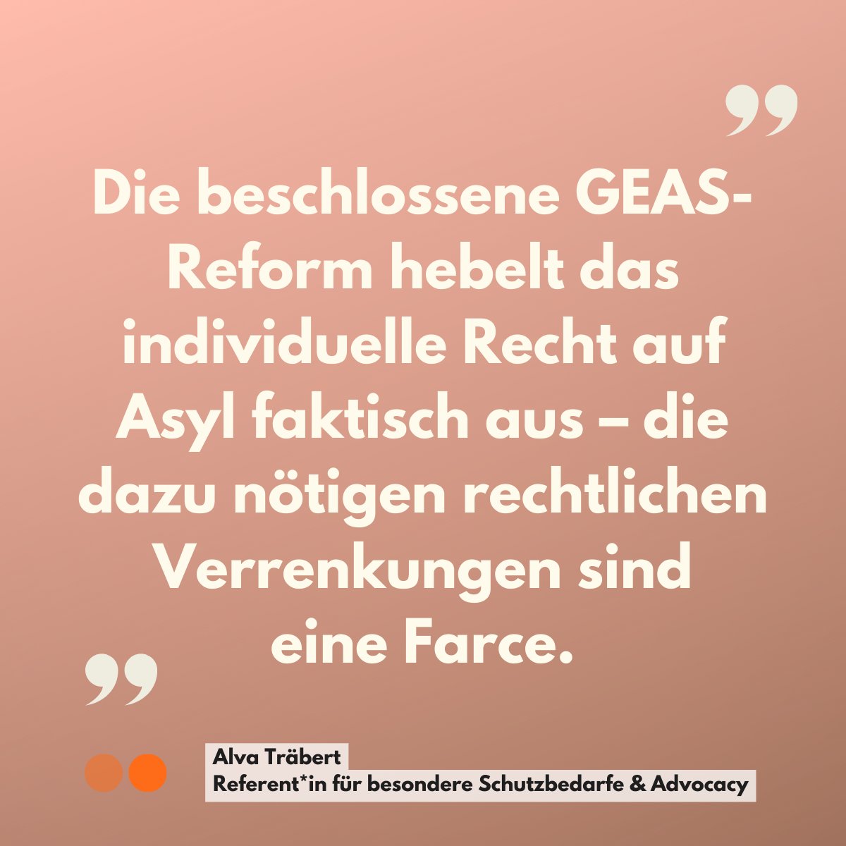 #Asyl ist keine Gnade, sondern ein Menschenrecht. Abschiebungen in Länder, die keinen Schutz für #Geflüchtete bieten, die Inhaftierung von Kindern & Schnellverfahren an den #EU-Außengrenzen, welche die Wahrung individueller Schutzrechte unmöglich machen: Mit der Zustimmung des…