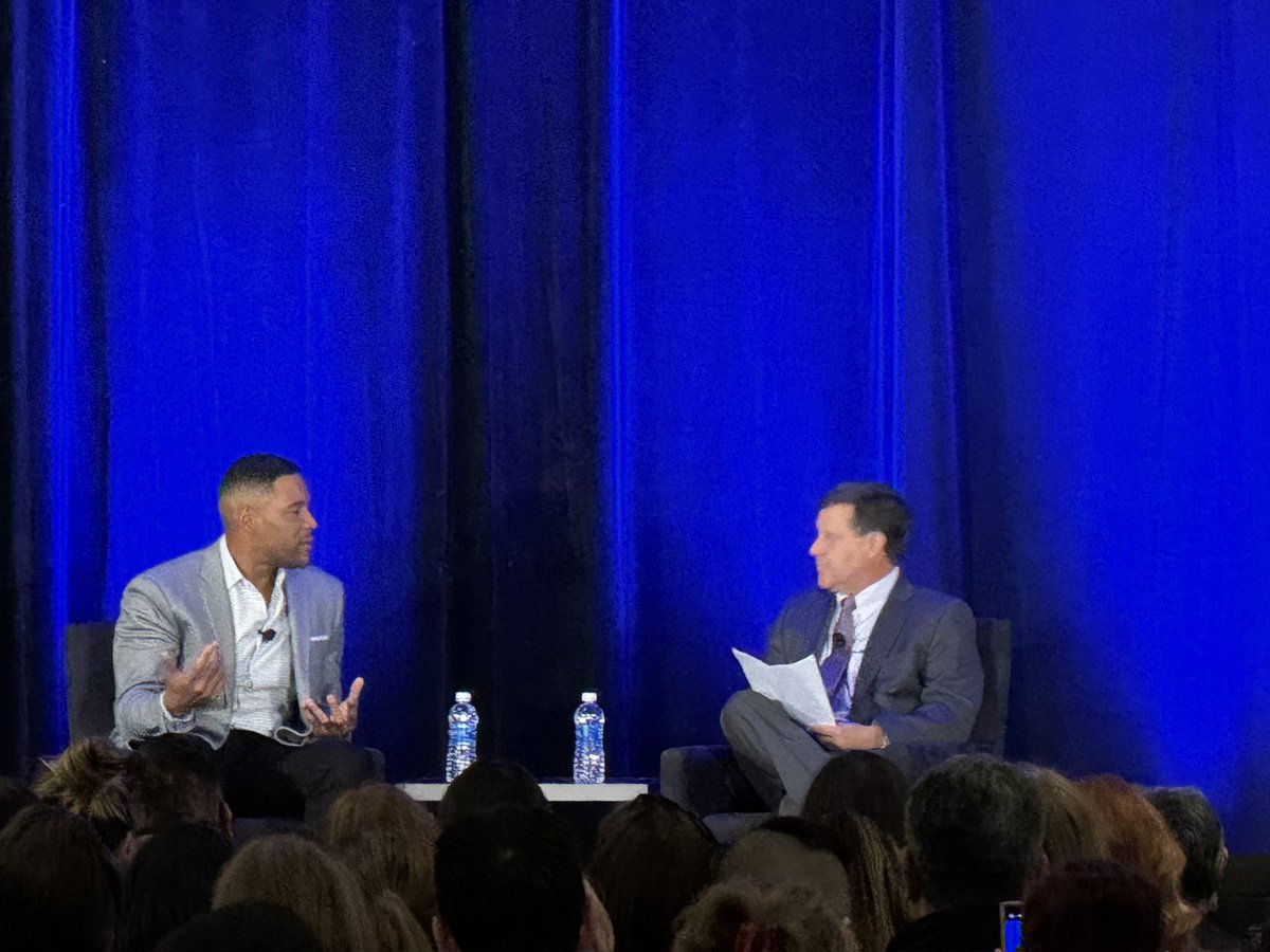 Michael Strahan was just fantastic. Thank you. Thank you. @BeckersHR